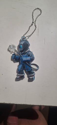 Customer photo review of Personalized Welder Custom Name Car Ornament
