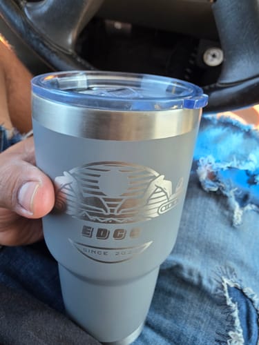 Customer photo review of (6 Pieces) Custom Laser Engraved - 20oz Tumblers