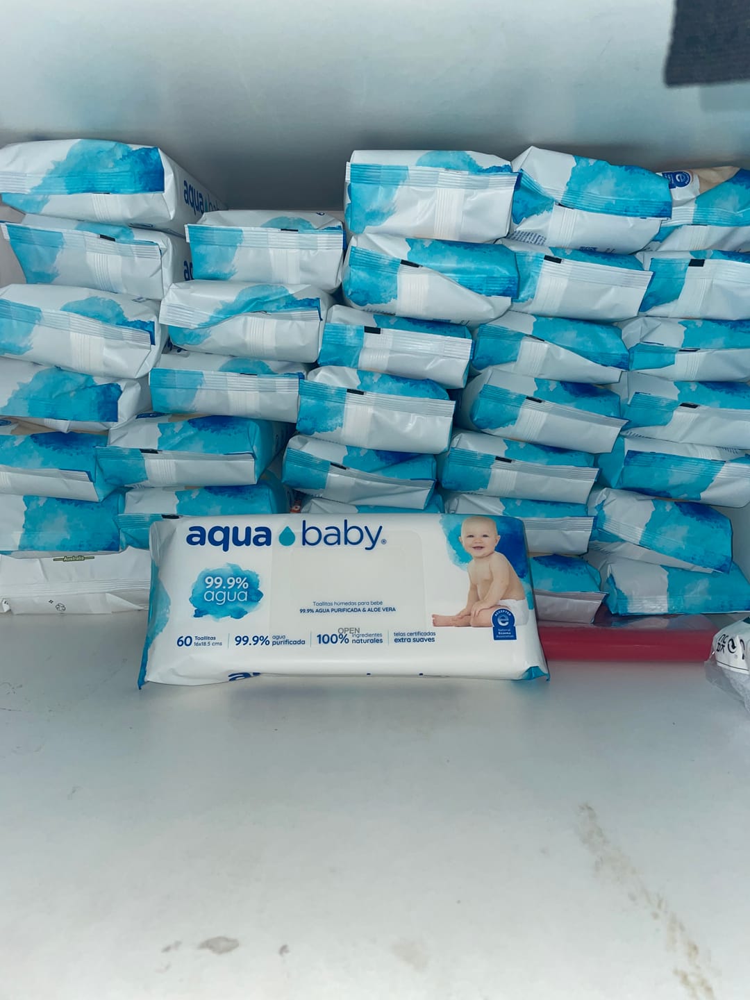 Customer photo review of Aqua Baby 36 Bolsas de 60 Toallitas Húmedas