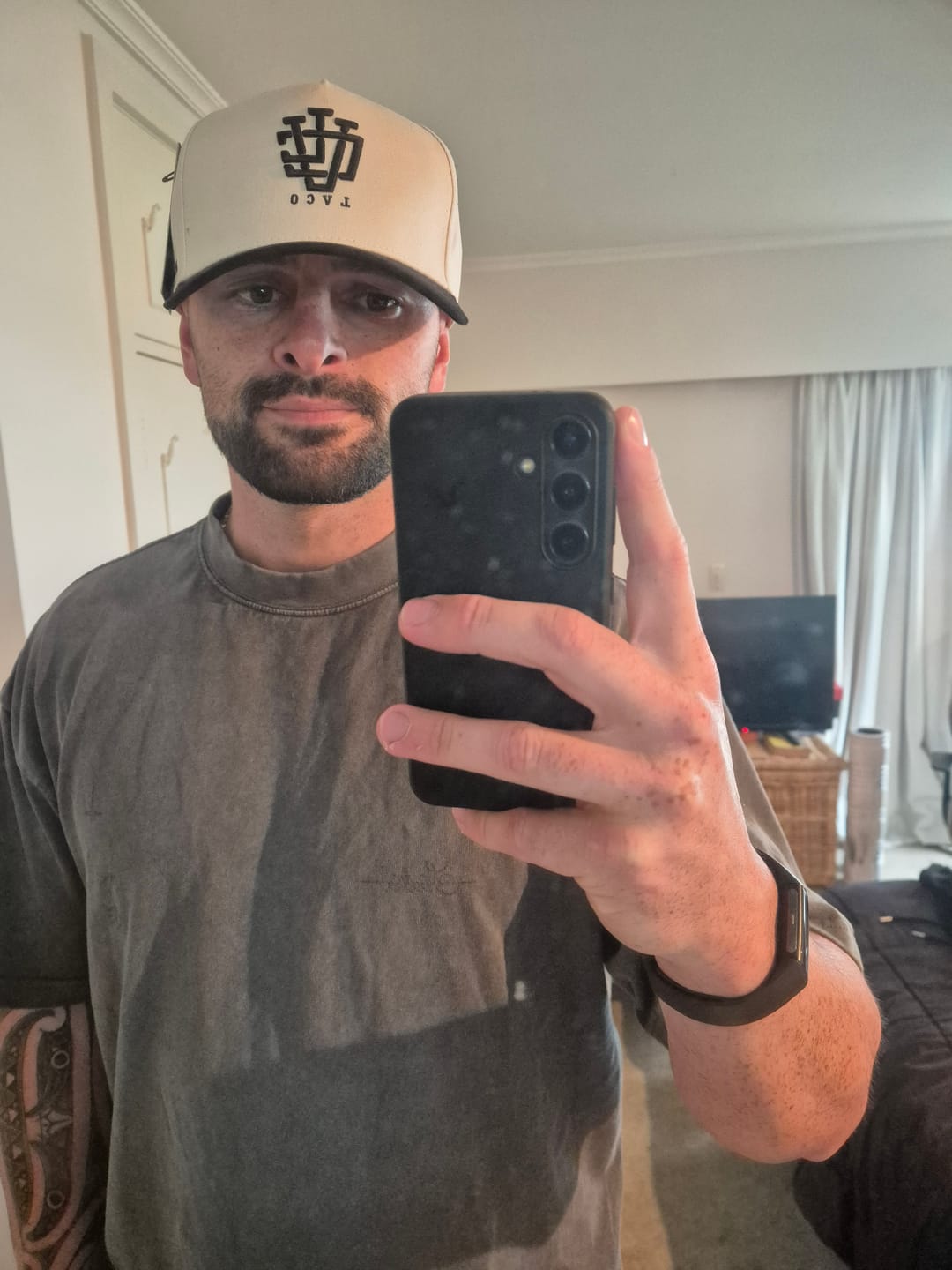 Customer photo review of [Limited Edition] LVCO "Classic Oat" A-Frame Snapback