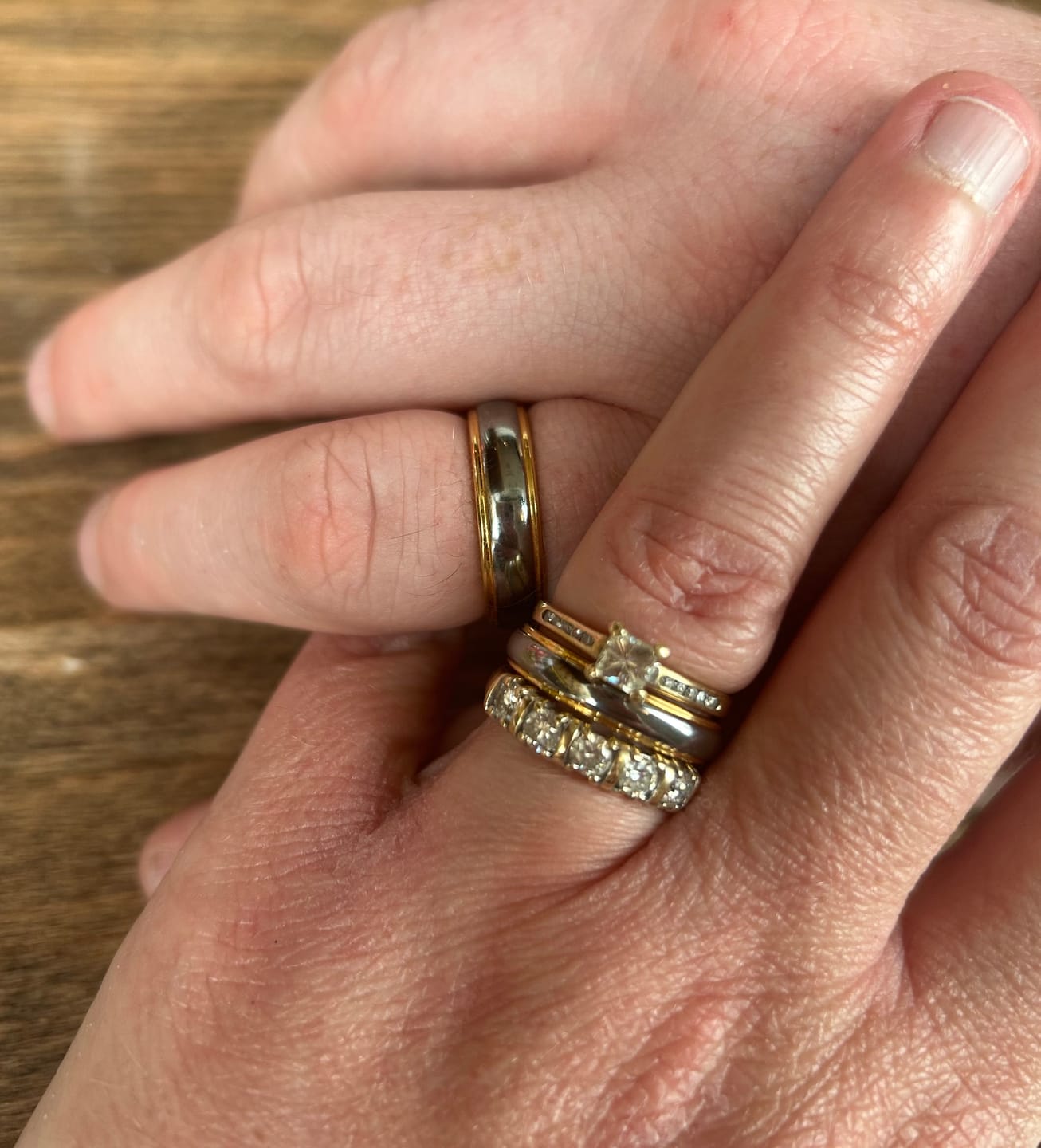 Customer photo review of The Vulcan Mirror Wonder Ring Set