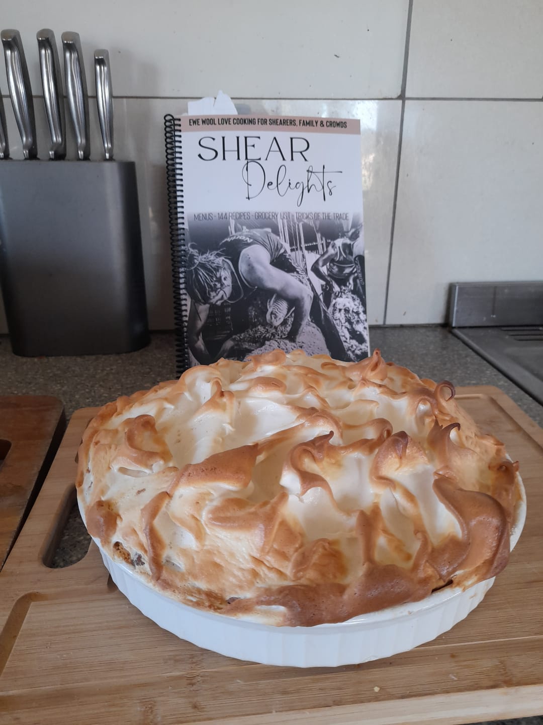 Customer photo review of A4 Shear Delights Cookbook