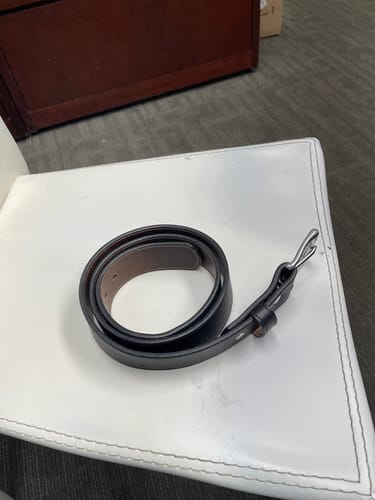 Customer photo review of The Tuscan - Deluxe Embossed Lined Belt