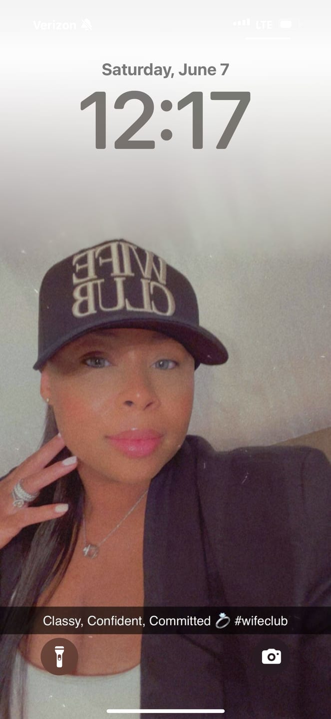 Customer photo review of Wife Club Classic Hat - Black