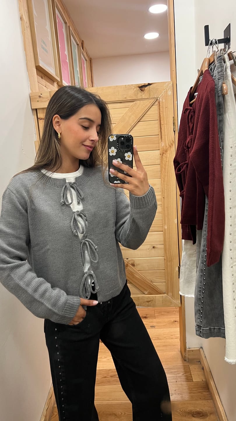 Customer photo review of Cardigan Cinta Gray