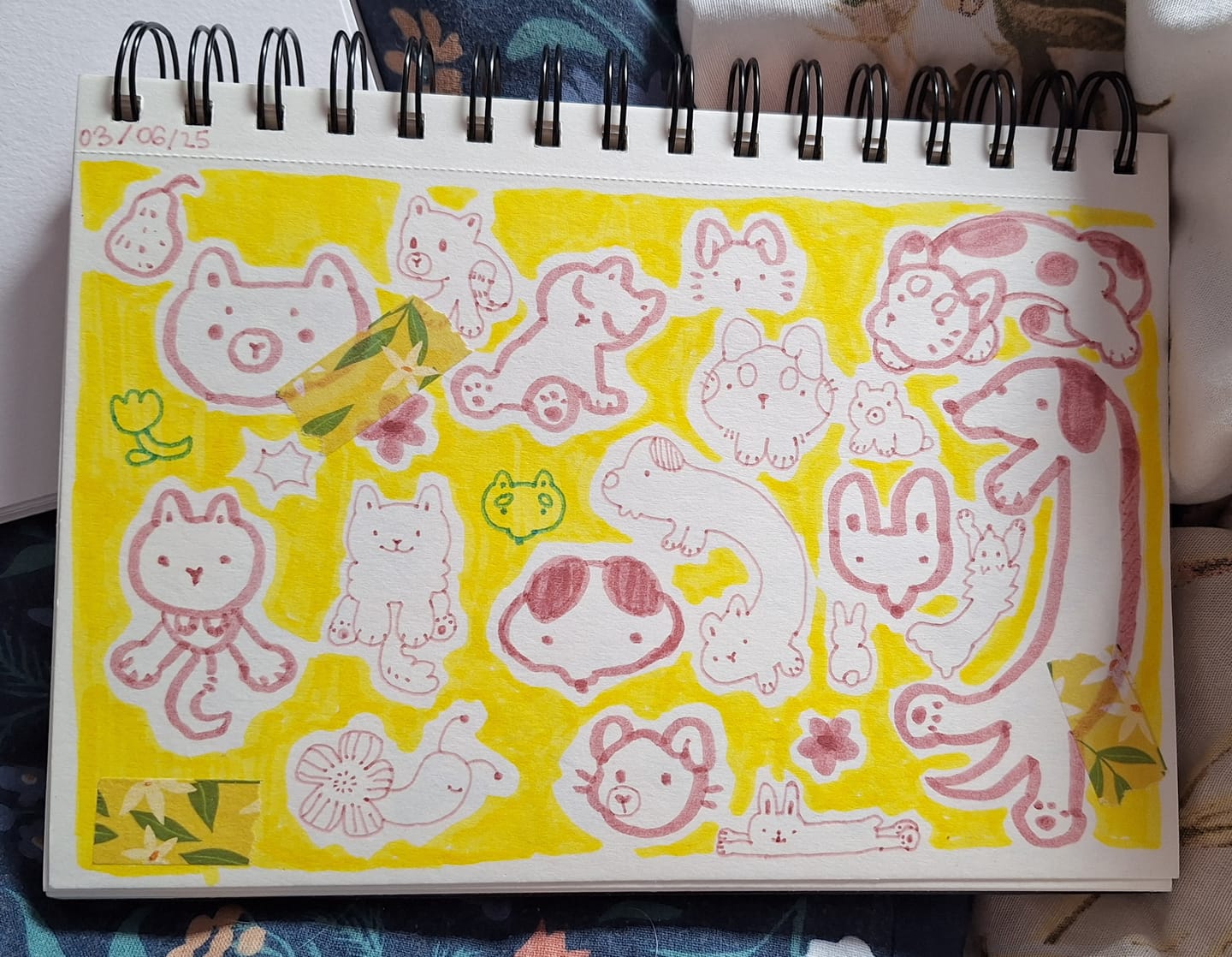 Customer photo review of Ohuhu Maui 160 Colors Dual Tips Water Based Art Markers, Brush & Fineliner