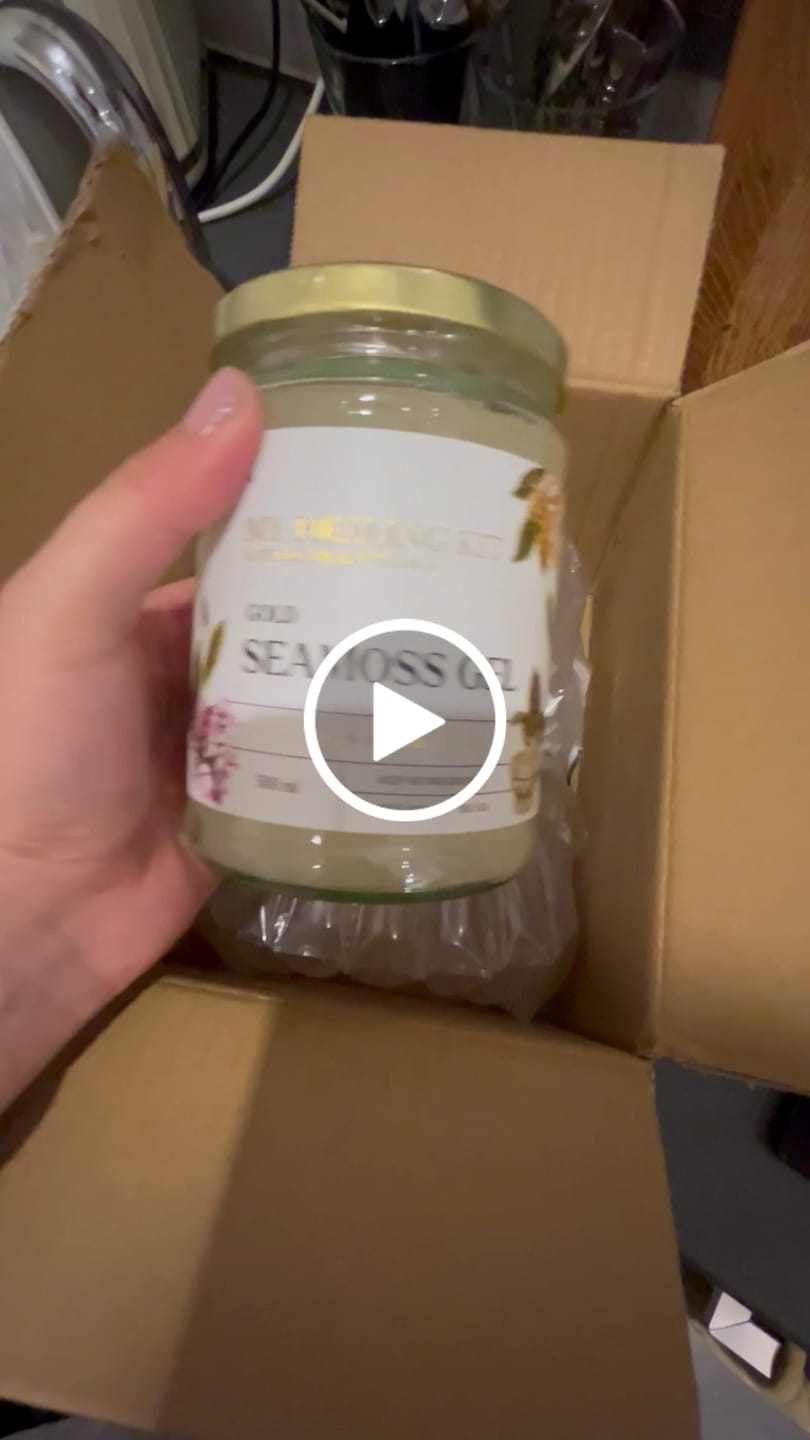 Customer video review of Gold Seamoss
