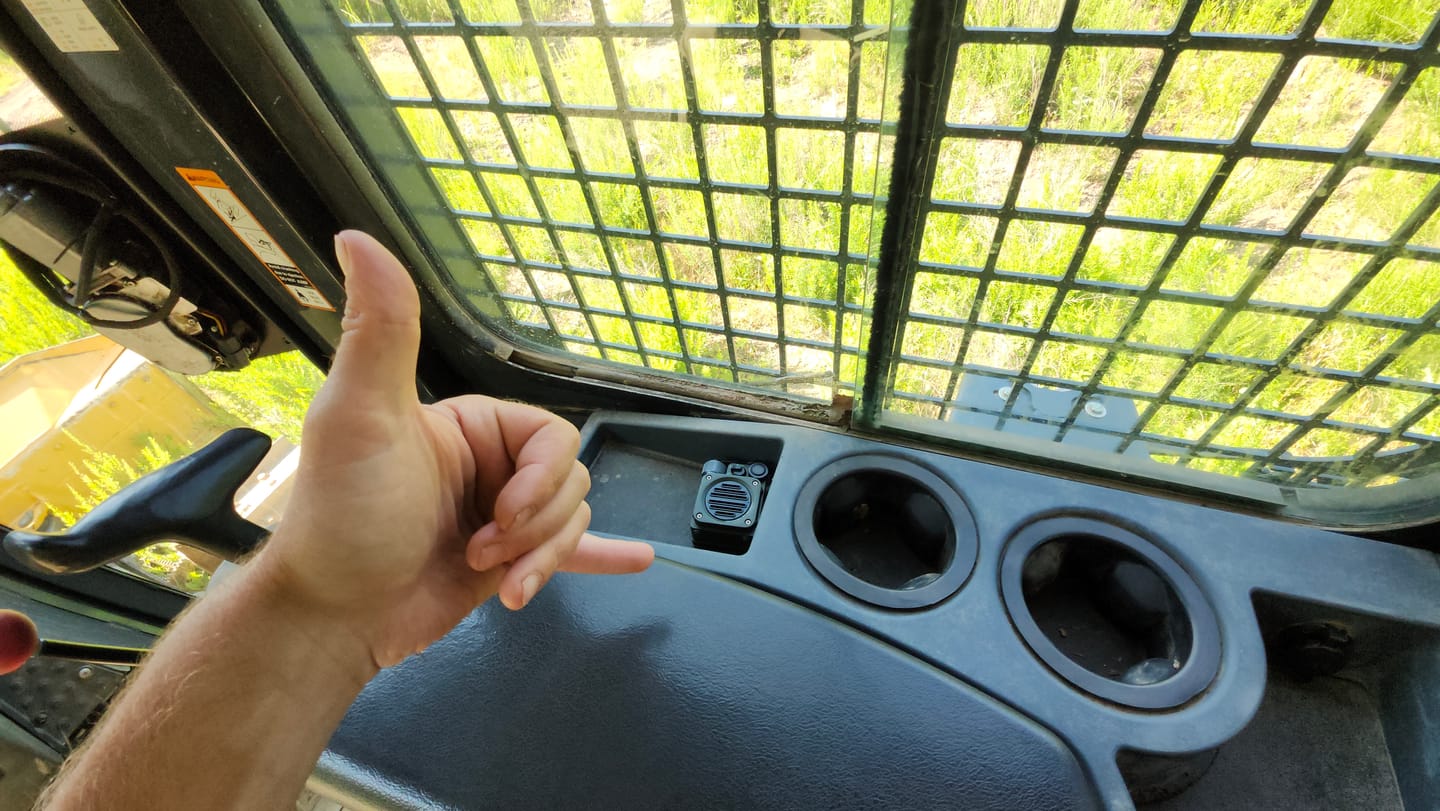 Customer photo review of MUZEN Wild Mini Rugged Outdoor Portable Bluetooth Speaker
