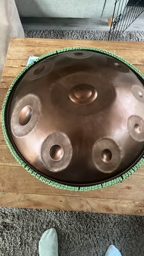 Customer photo review of SPECIAL OFFER Spirit Soul Handpan D Celtic Minor / Amara | 9 Noten | 432 Hz | Edelstahl