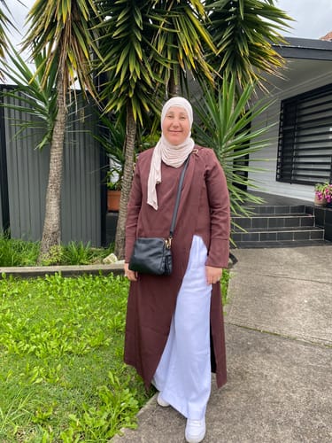 Customer photo review of Split Amira Top