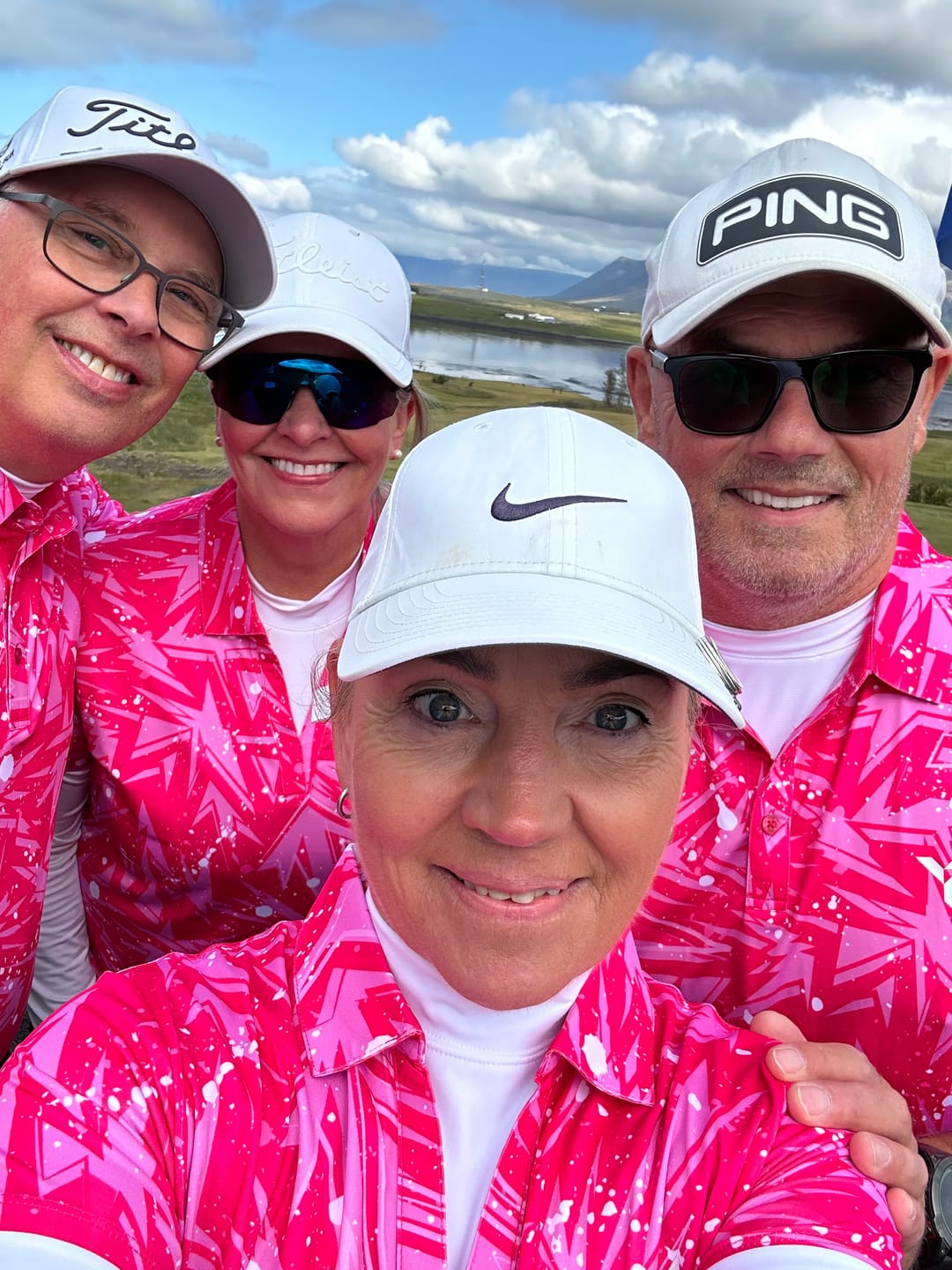 Customer photo review of POW Women's Golf Polo