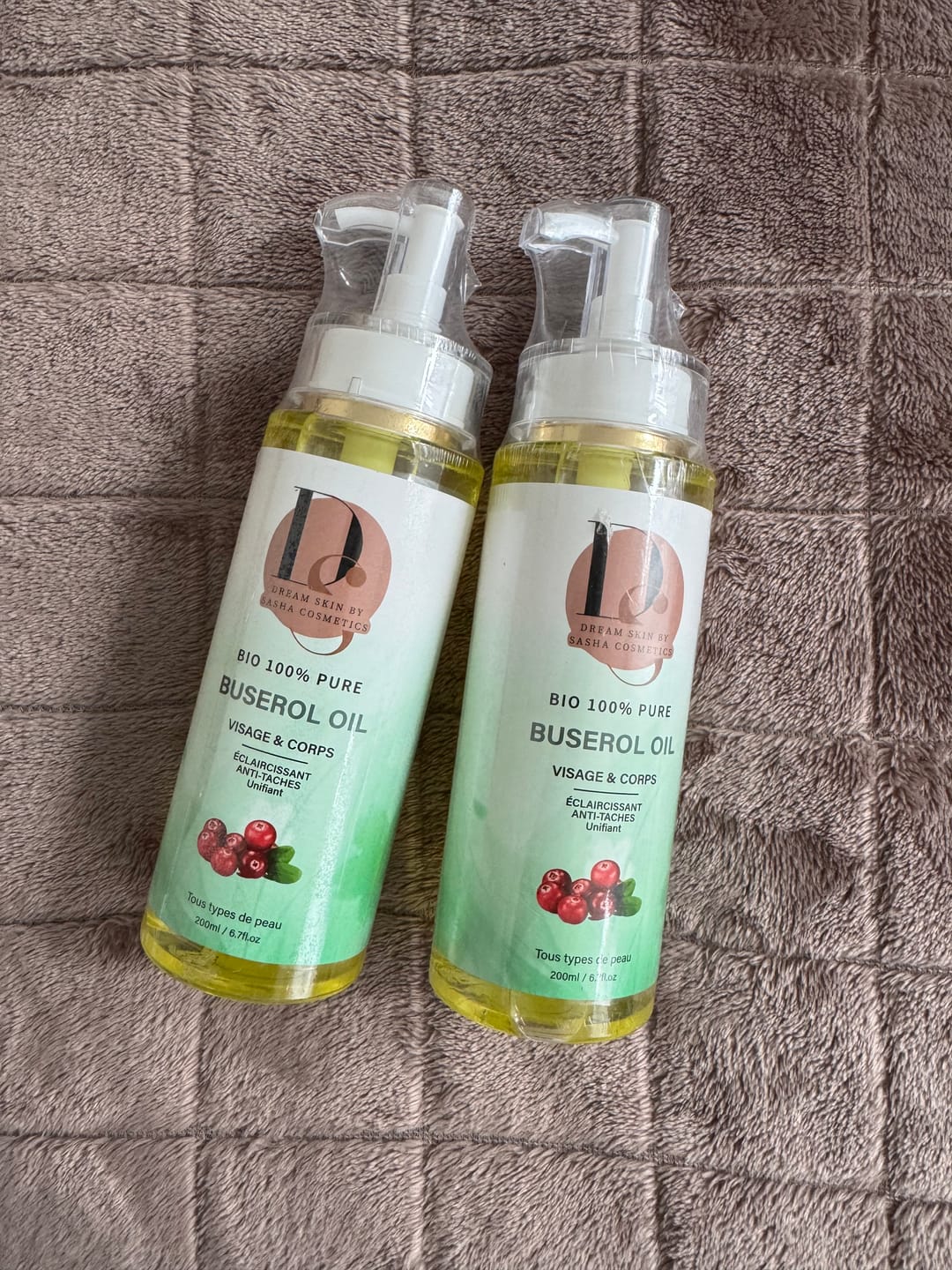 Customer photo review of HUILE DE BUSEROLE - 200ml