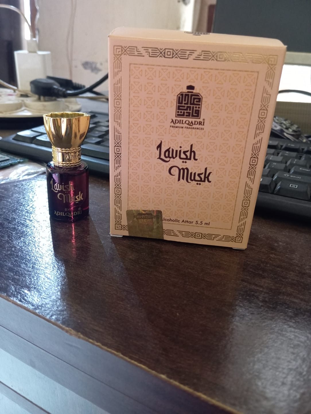Customer photo review of Lavish Musk Premium Attar Perfume