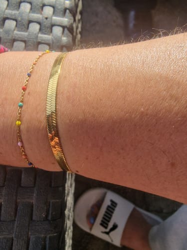 Customer photo review of Bracelet Cléopâtre 4MM