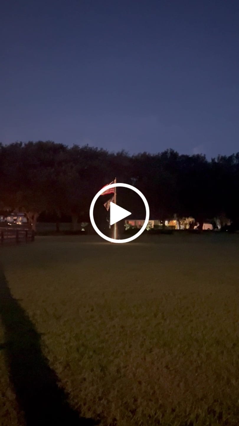 Customer video review of 20 ft. Commercial Aluminum Flagpole with External Rope Halyard rated at 85mph
