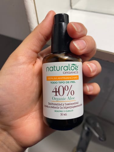 Customer photo review of ¡Nuevo! Serum Antimanchas 30ml