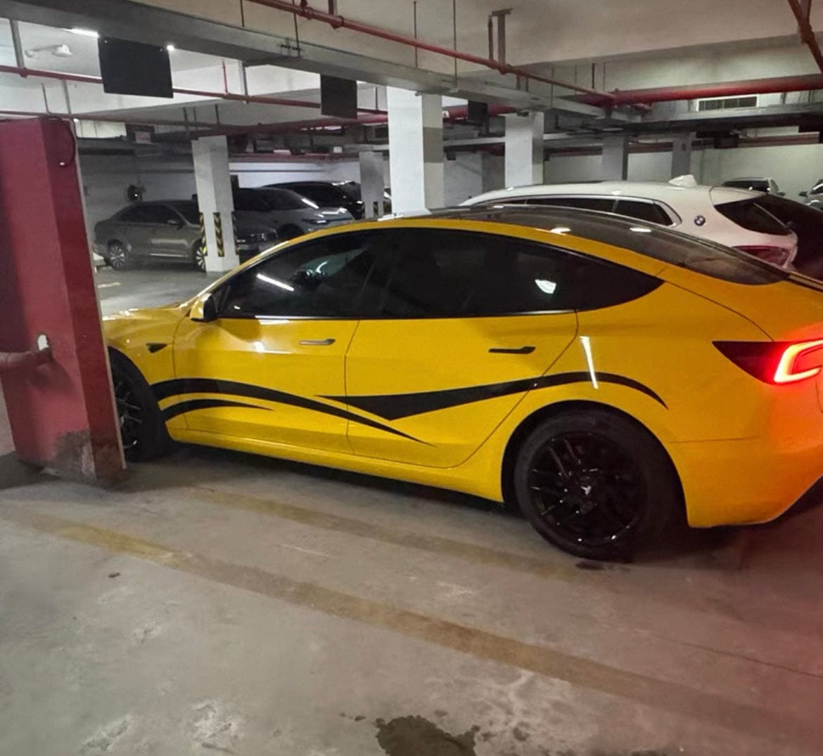 Customer photo review of Model Y Juniper ABS PC Wheel Cover Hub Caps