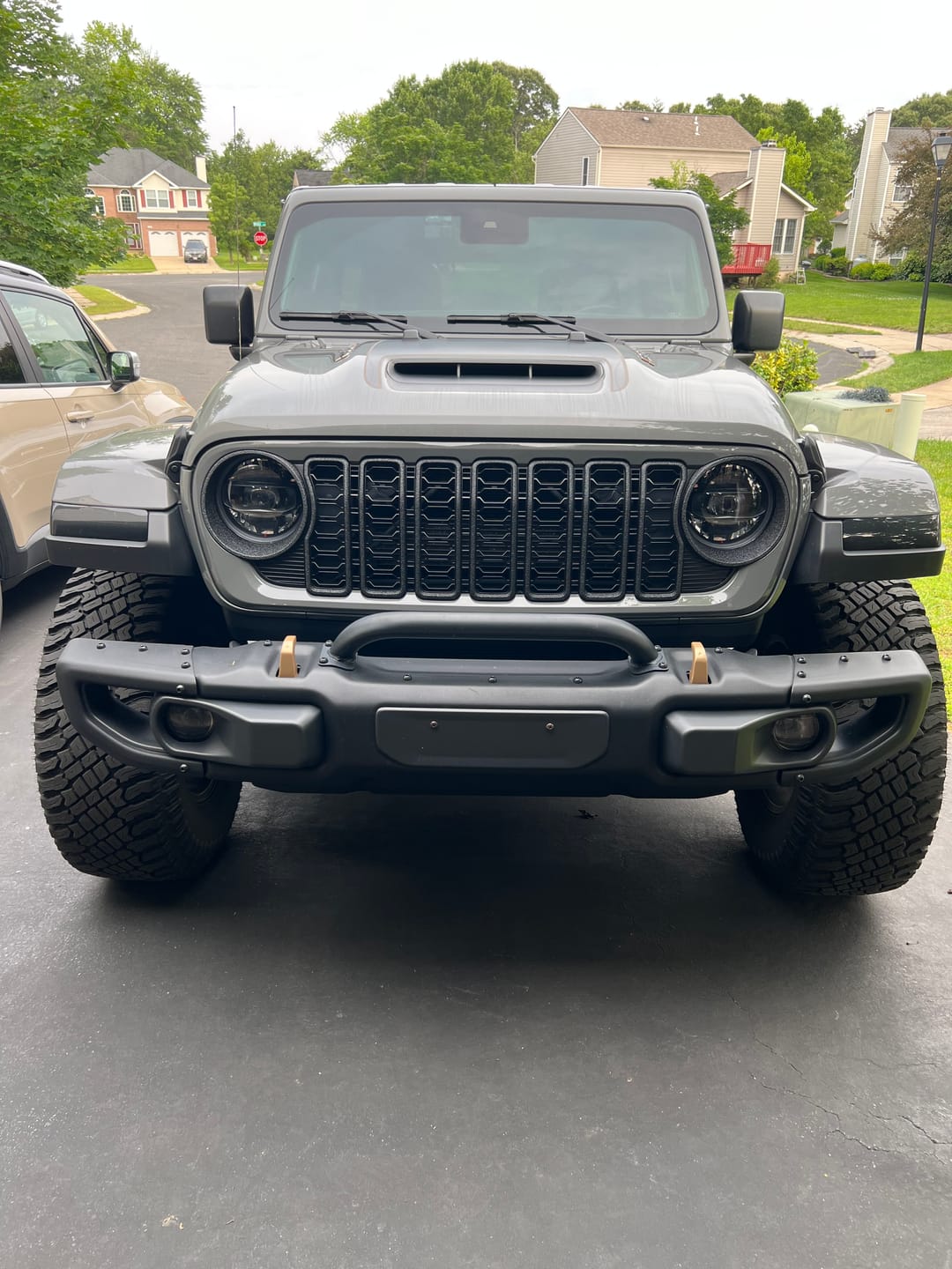 Customer photo review of Jeep JL JT 2024 Front Grilles - OEM Color Matched