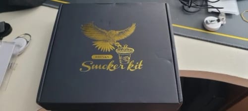 Customer photo review of Barrel Premium Smoker Kit