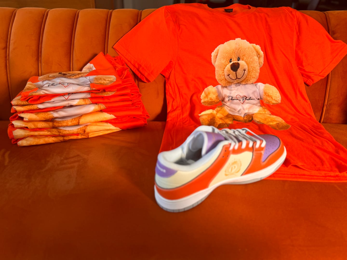 Customer photo review of Personalized Corporate Gifts and Employee Gifts, unique client gift ideas Personalized Sneakers, Custom Sneakers, Put name or business name on it, SB-C04100