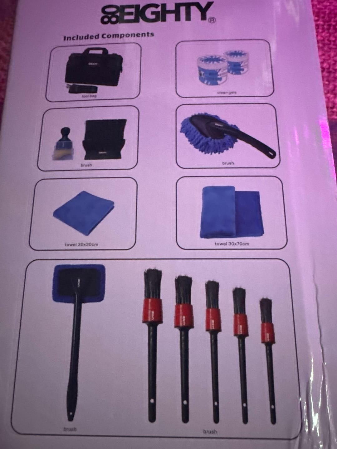 Customer photo review of 80Eighty® Car Detail Set