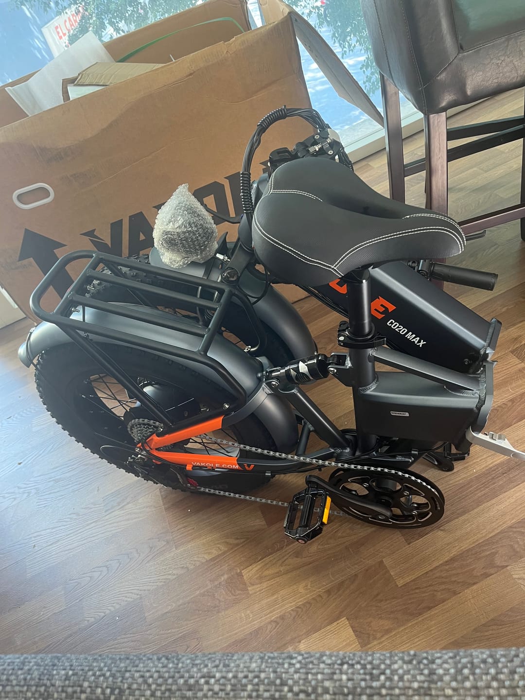 Customer photo review of Vakole CO20 MAX 750W*2 Dual Motor 20" Folding Fat Bike 960Wh with Torque Sensor 20Ah Battery