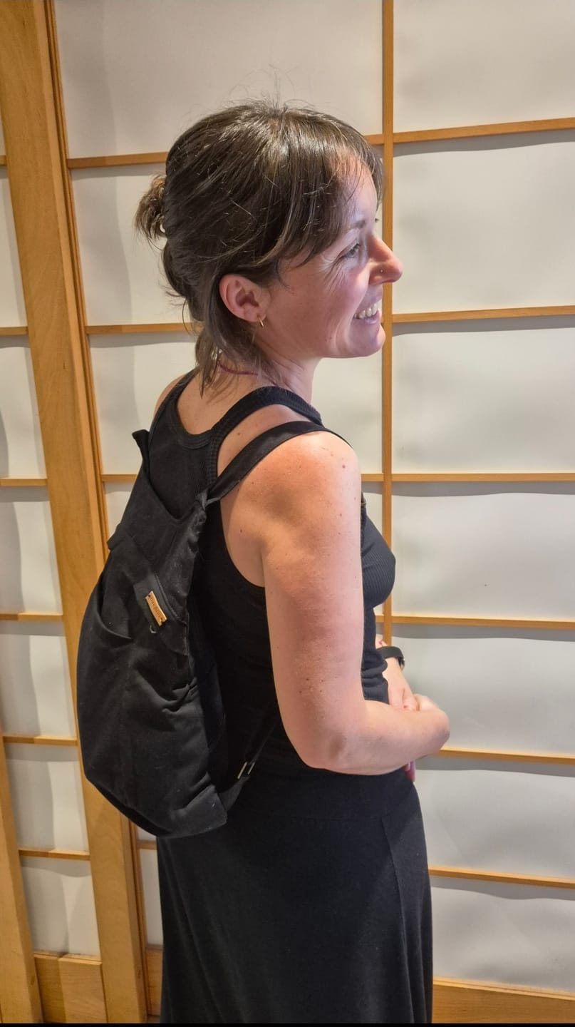 Customer photo review of Mochila "Bhaktapur" Negro · Pieza Exclusiva 17365