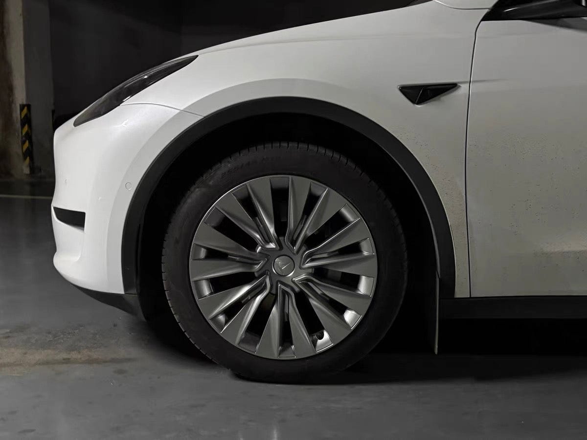 Customer photo review of Model Y Juniper ABS PC Wheel Cover Hub Caps