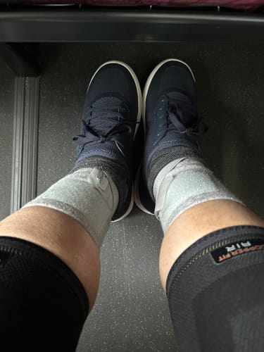 Customer photo review of Premium Bamboo Ankle Support