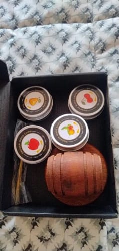 Customer photo review of Barrel Premium Smoker Kit