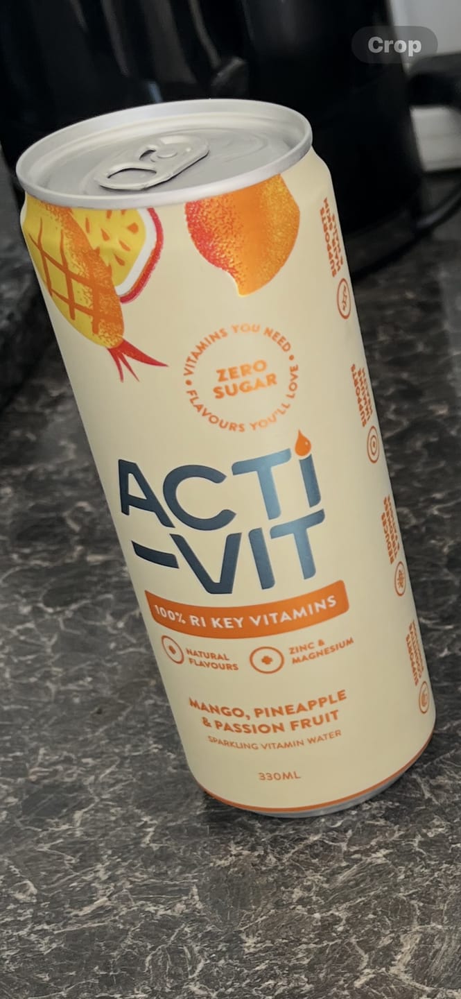 Customer photo review of Acti-Vit Mango, Pineapple & Passion Fruit