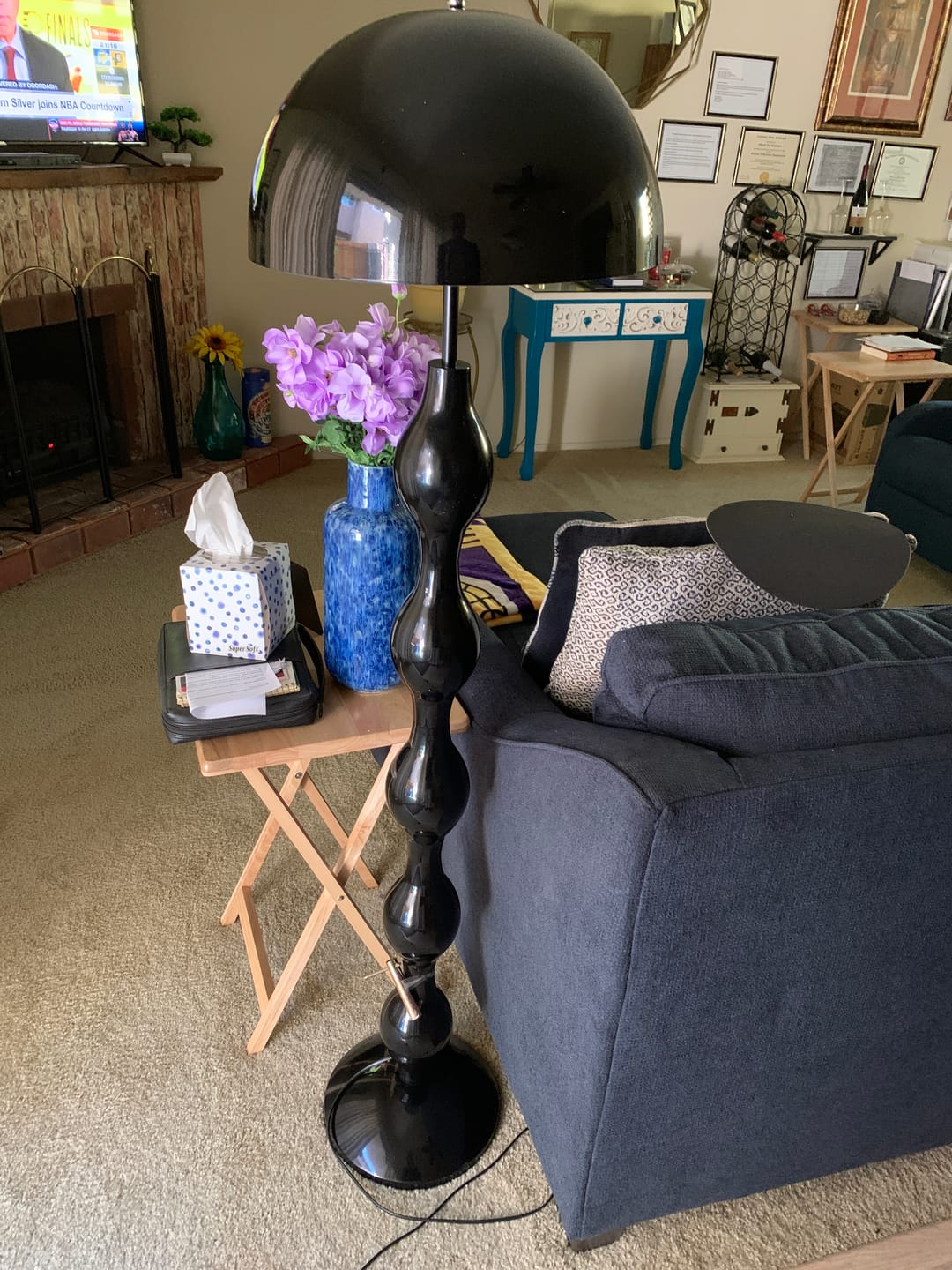 Customer photo review of Creative Mushroom Metal LED Modern Floor Lamp