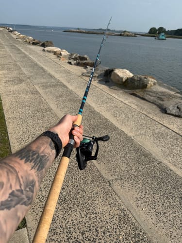 Customer photo review of 9'4" No Excuses Surf Travel Rod with Tube Medium-Heavy Action 3/4oz to 3oz