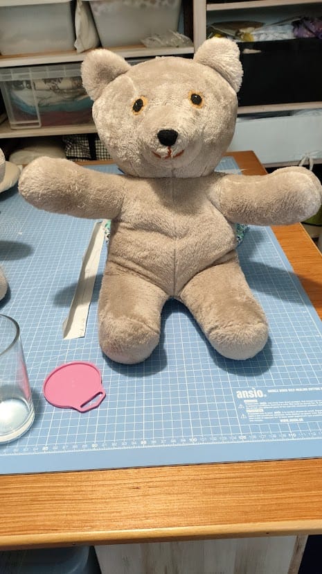 Customer photo review of Plain Cuddle Fleece Fabric