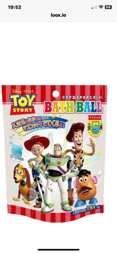 Customer photo review of 玩具總動員 角色轉蛋沐浴球