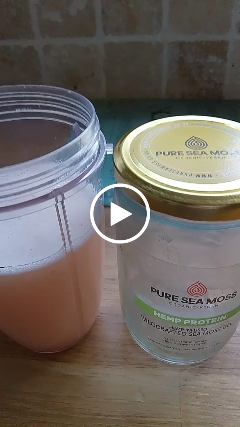 Customer video review of Hemp Protein Infused Sea Moss Gel