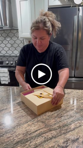 Customer video review of Dolly® Personalized Crochet Doll with Photo Card