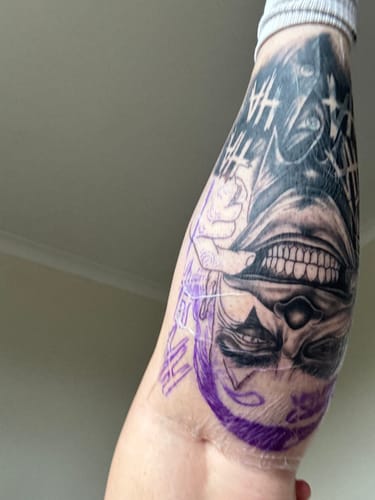 Customer photo review of TattooNumbx Numbing Cream