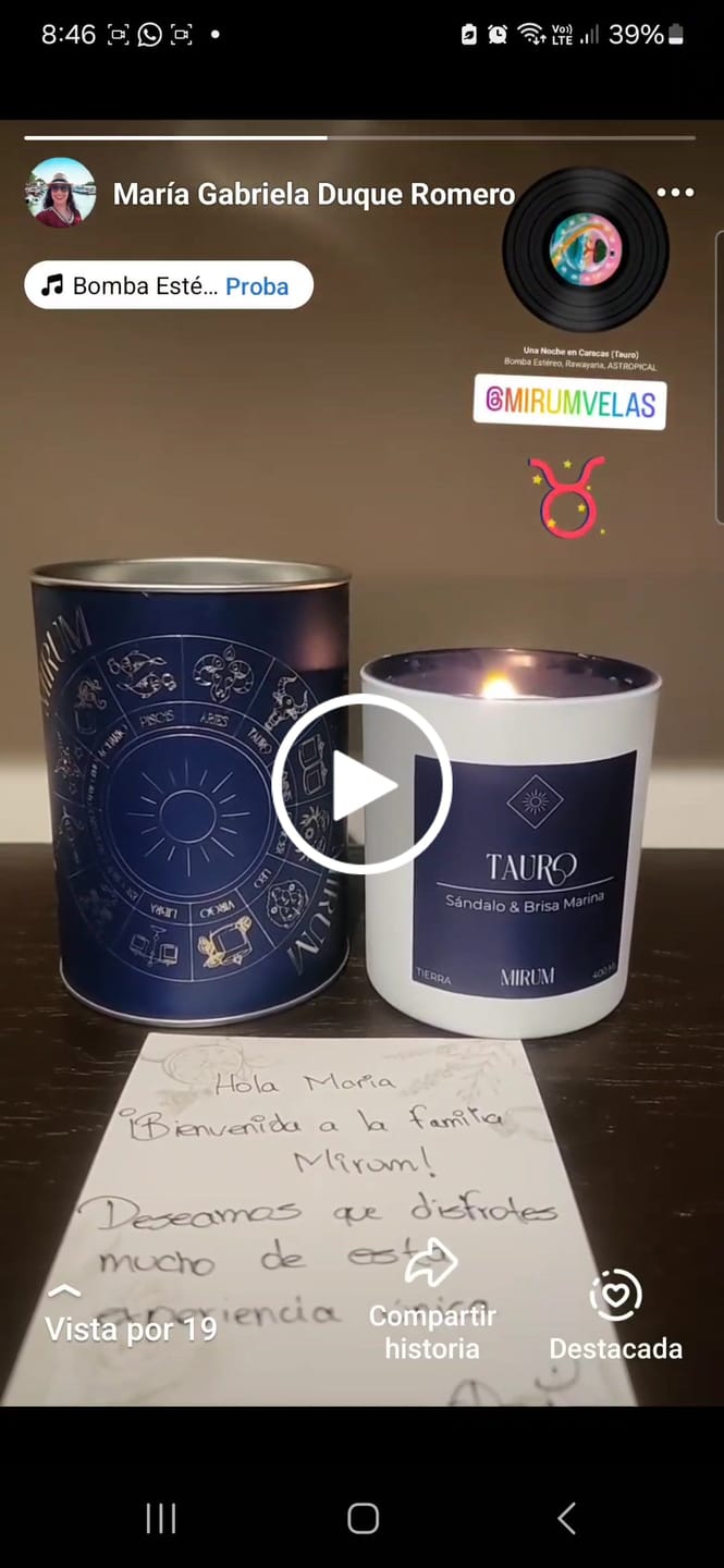 Customer video review of Mirum Astrología