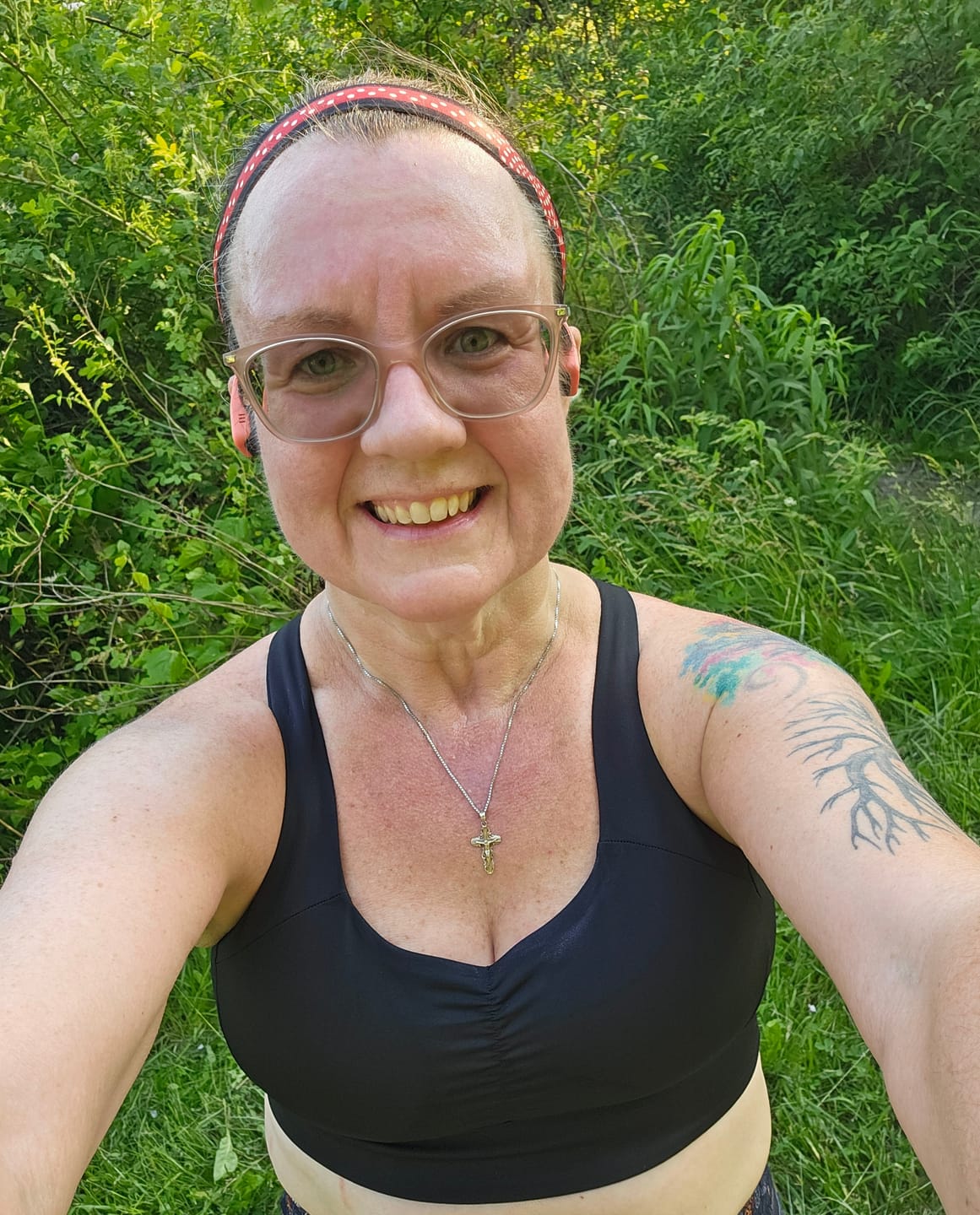 Customer photo review of Gametime Bra – Booya Black