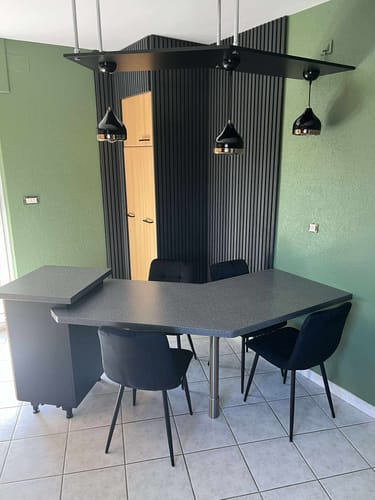 Customer photo review of Panneau acoustique en bois | Chêne Noir | De première qualité
