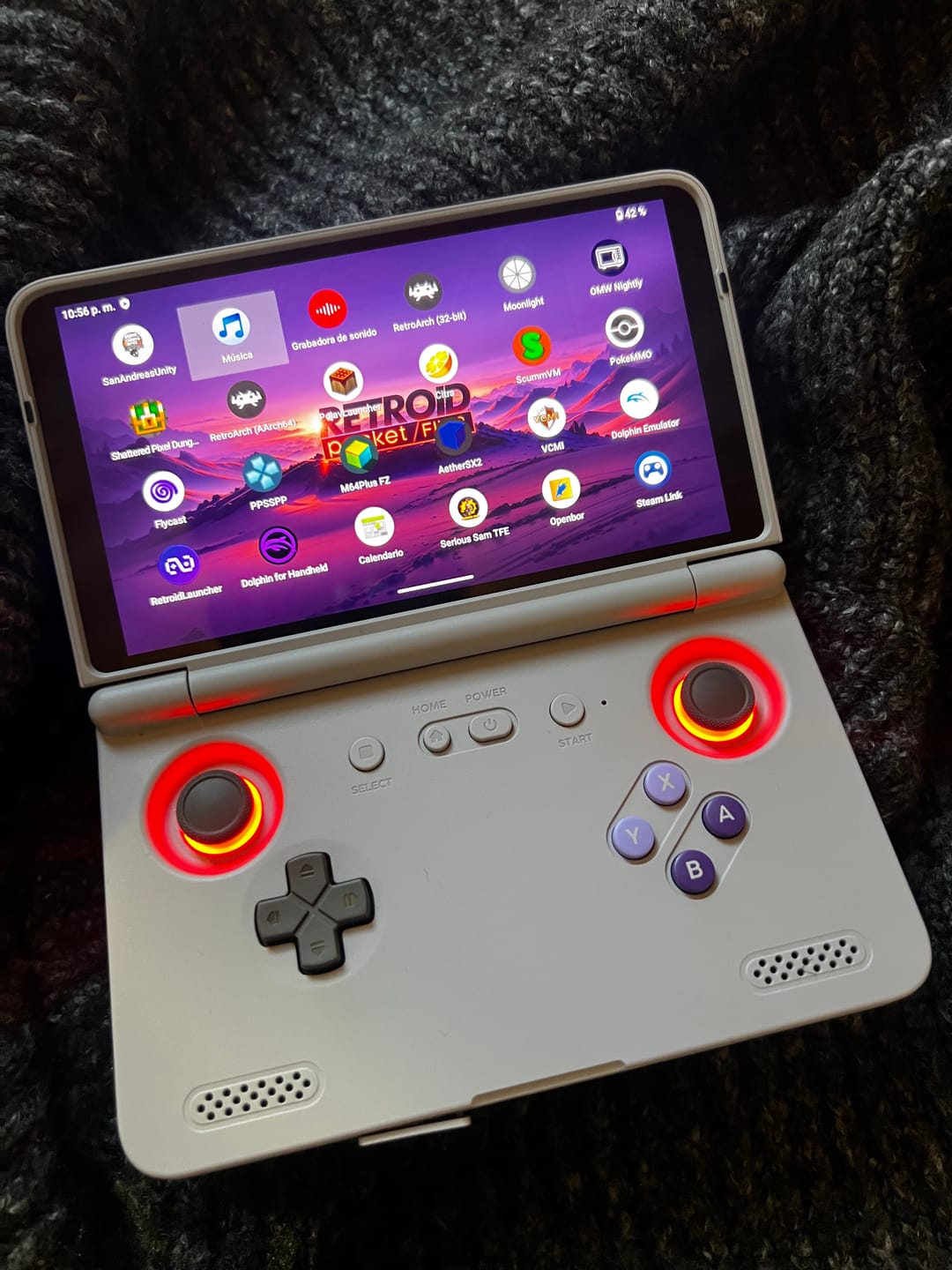 Customer photo review of Consola Retro Retroid Pocket Flip 2