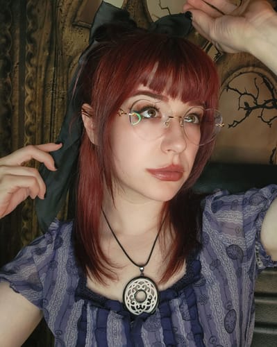 Customer photo review of Ally Eyeglasses