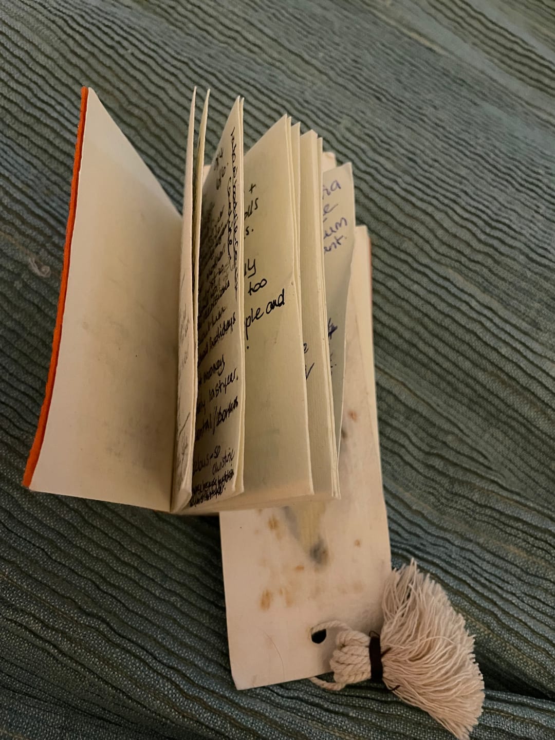 Customer photo review of Handmade Pom pom Yoga / Meditation / Self-care/ Travel Journal