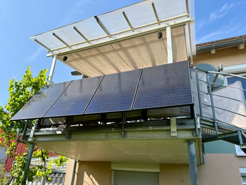 Customer photo review of Ray Geländer Balkon Balkonkraftwerk