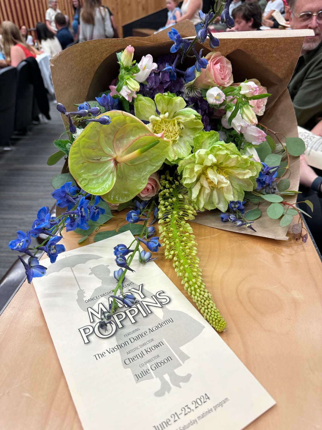 Customer photo review of Designer's Choice Wrapped Seasonal Market Bouquet