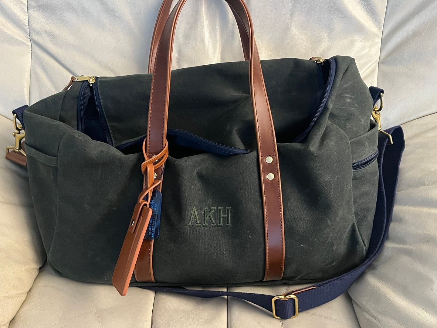 Customer photo review of Heritage Commuter Duffel