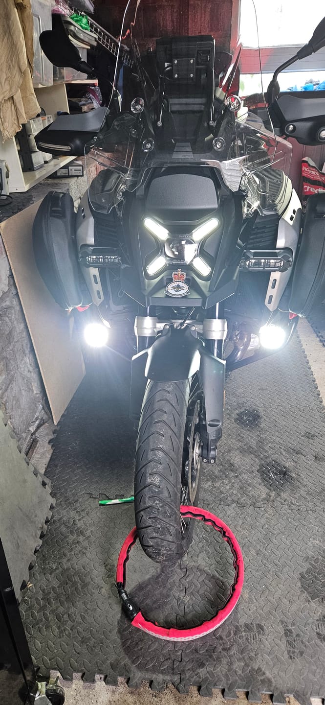 Customer photo review of DRL & B6 Brake Light Extension Cable - 48 inches
