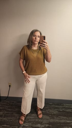 Customer photo review of Heavily Knitted Tee