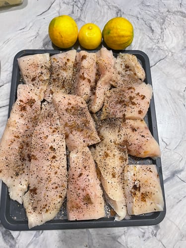 Customer photo review of 5KG Hapuka Fillets (Skinned & Boned) Frozen